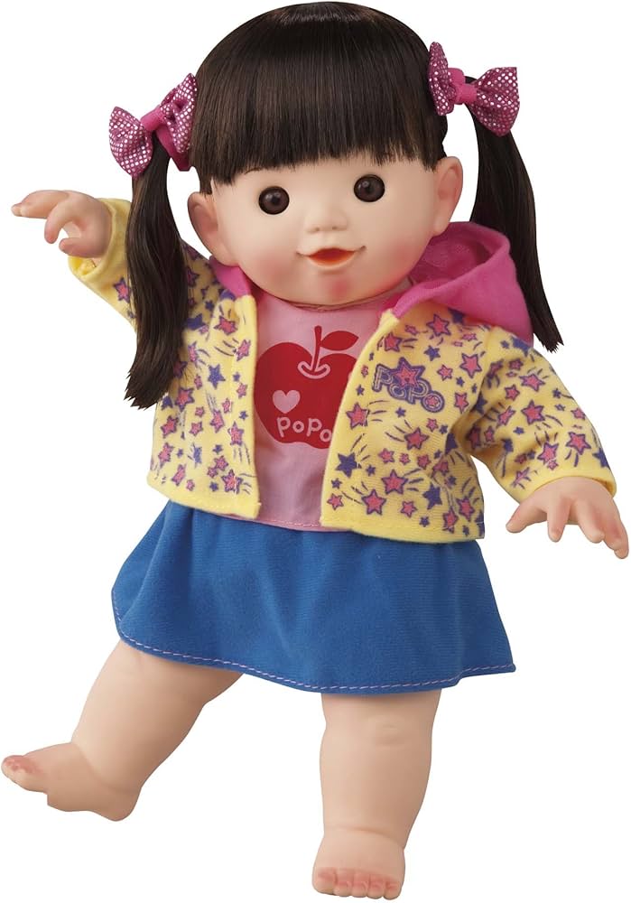 Amazon.co.jp: ぽぽちゃん お人形 やわらかお肌のロングヘアぽぽちゃん