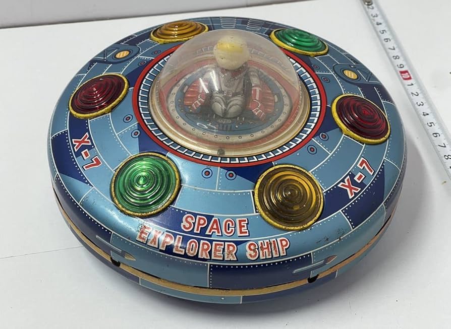 Amazon.co.jp: 増田屋 SPACE EXPLORER SHIP X-7 ブリキ 昭和レトロ