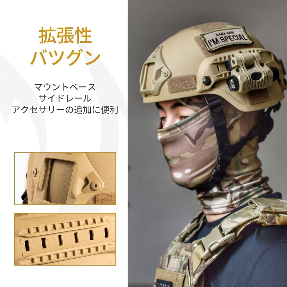 Amazon.co.jp: OneTigris サバゲー用ヘルメット 米軍風レプリカ