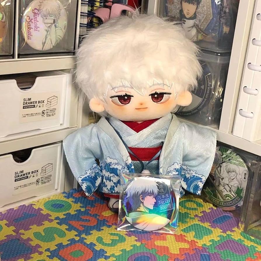 Amazon.co.jp: 着せ替えぬいぐるみ衣装 20センチ用 銀魂 坂田銀時 和服