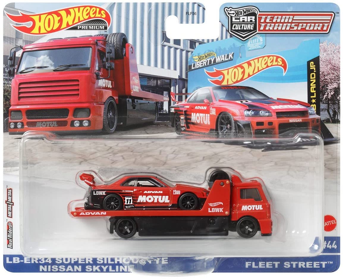 Hot Wheels LB-ER34 Super Silhouette Nissan Skyline Fleet Street
