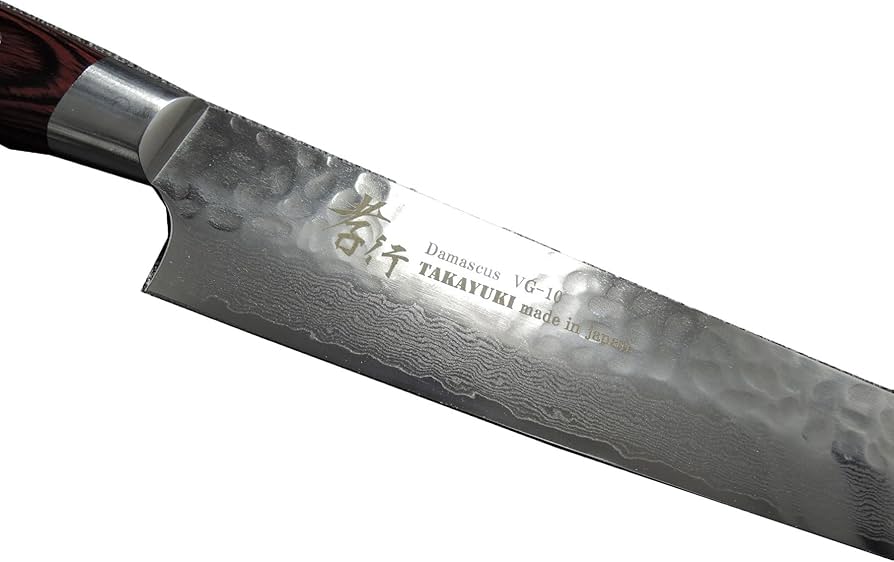 Amazon | 堺孝行 槌目ダマスカス 33層 洋ハンドル (筋引240mm 07397