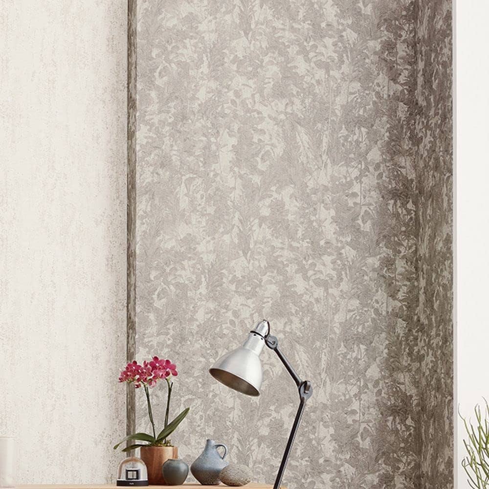 Amazon | 壁紙屋本舗 のり付き 壁紙 クロス ボタニカル 植物 リーフ柄