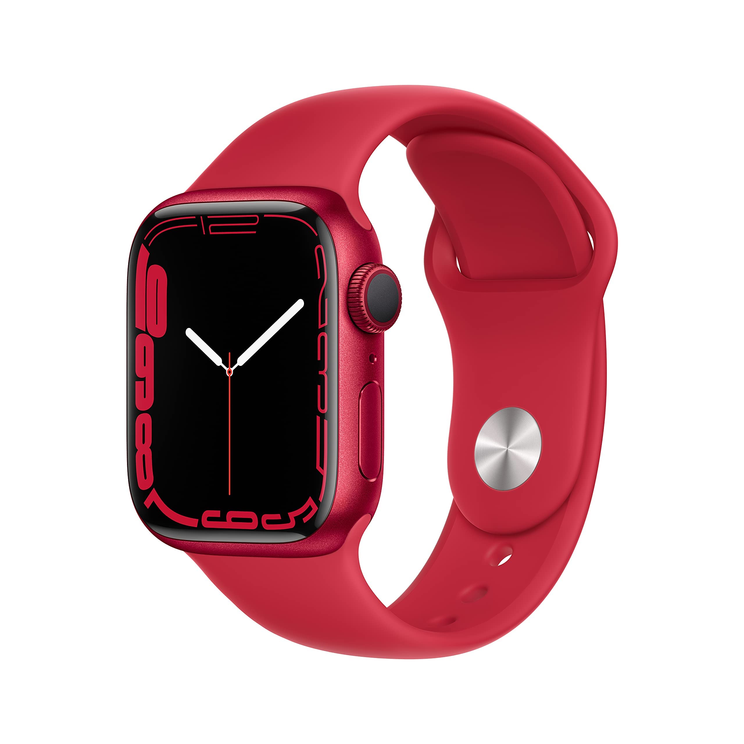 Amazon.com: Apple Watch Series 7 (GPS, 41MM) - Red Aluminum Case
