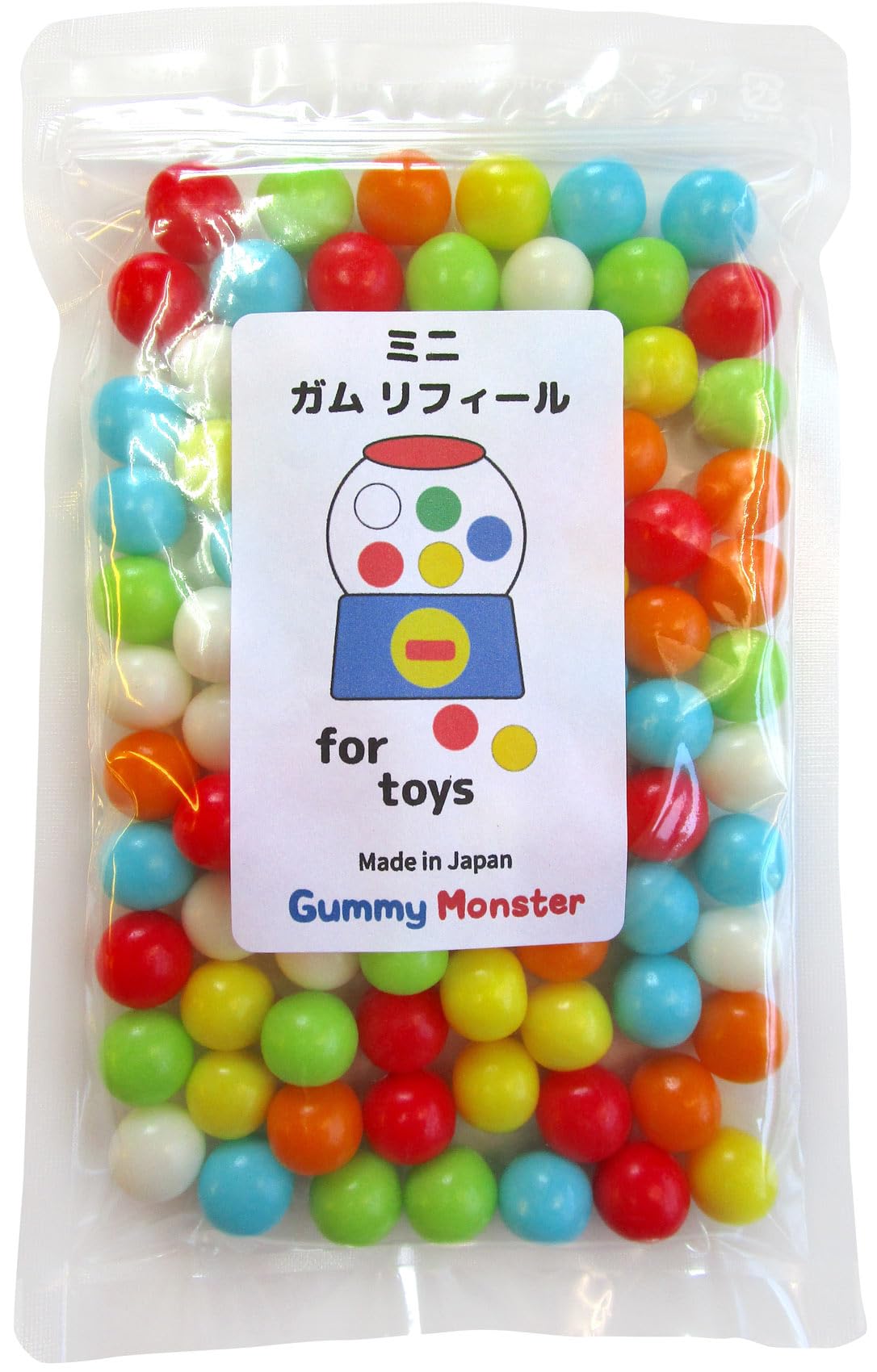 Amazon | Gummy Monster ガムボール おもちゃ用詰替えガム13mm (140g x