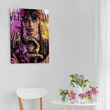 Amazon.co.jp: アートパネル ウェンズデー 映画 アートポスター