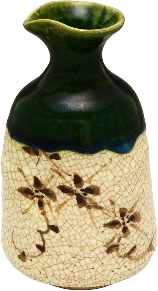 Amazon.co.jp: 瀬戸焼 「 加藤六兵衛 」 徳利 とっくり 大きめ 容量約