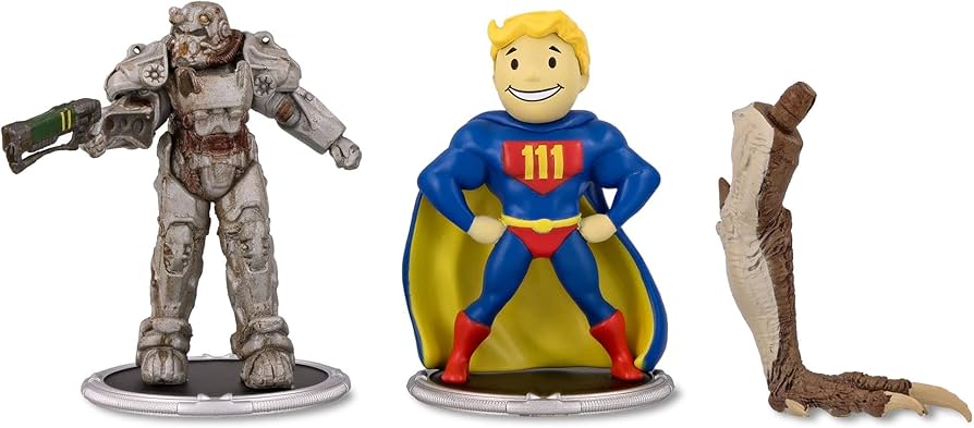 Amazon.co.jp: Toynk Fallout T-60 & Vault Boy (パワー) 3インチ ミニ