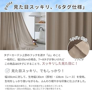 Amazon.co.jp: シーフィールド 遮光カーテン 2枚セット ミラーレース