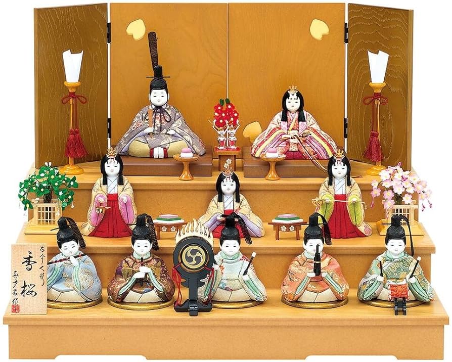 Amazon | 雛人形 コンパクト ひな人形 お雛様 おひなさま 可愛い 節句
