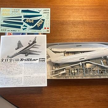 Amazon.co.jp: JAL DC-10/ ANA L-1011 プラモデルセット 飛行機模型