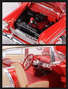 Amazon.co.jp: ミニカー スケールモデルカー 1:24 シボレーベルエア