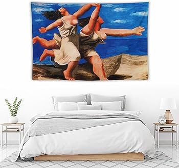 Amazon.co.jp: Pablo Picasso パブロ・ピカソ (ビーチを走る二人の女性