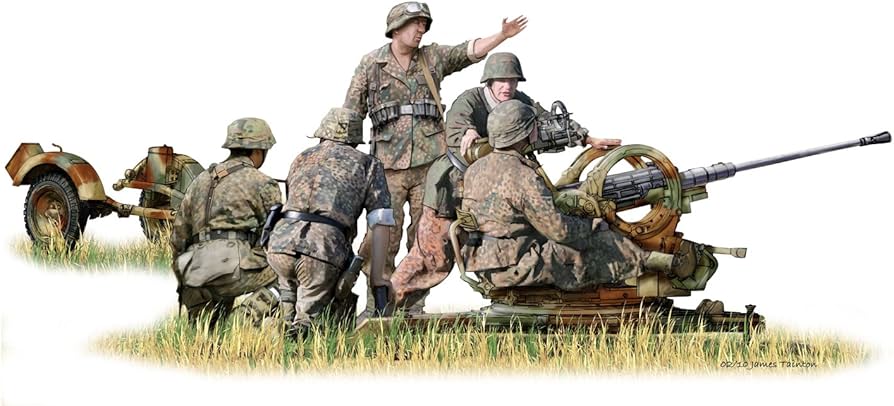Amazon | サイバーホビー 1/35 WW.II ドイツ軍 20mm対空機関砲 Flak38
