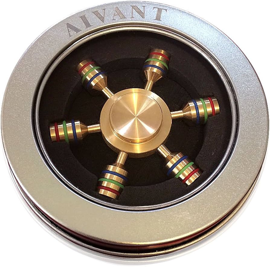 Amazon | AIVANT ハンドスピナー 民族 王道モデル 純真鍮 集中力アップ