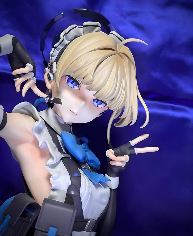 Amazon | 1/4 ガレージキット フィギュア250mm 未塗装 ブルー