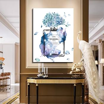 Amazon.co.jp: シャネル アートパネル 香水 ポスター アートパネル花