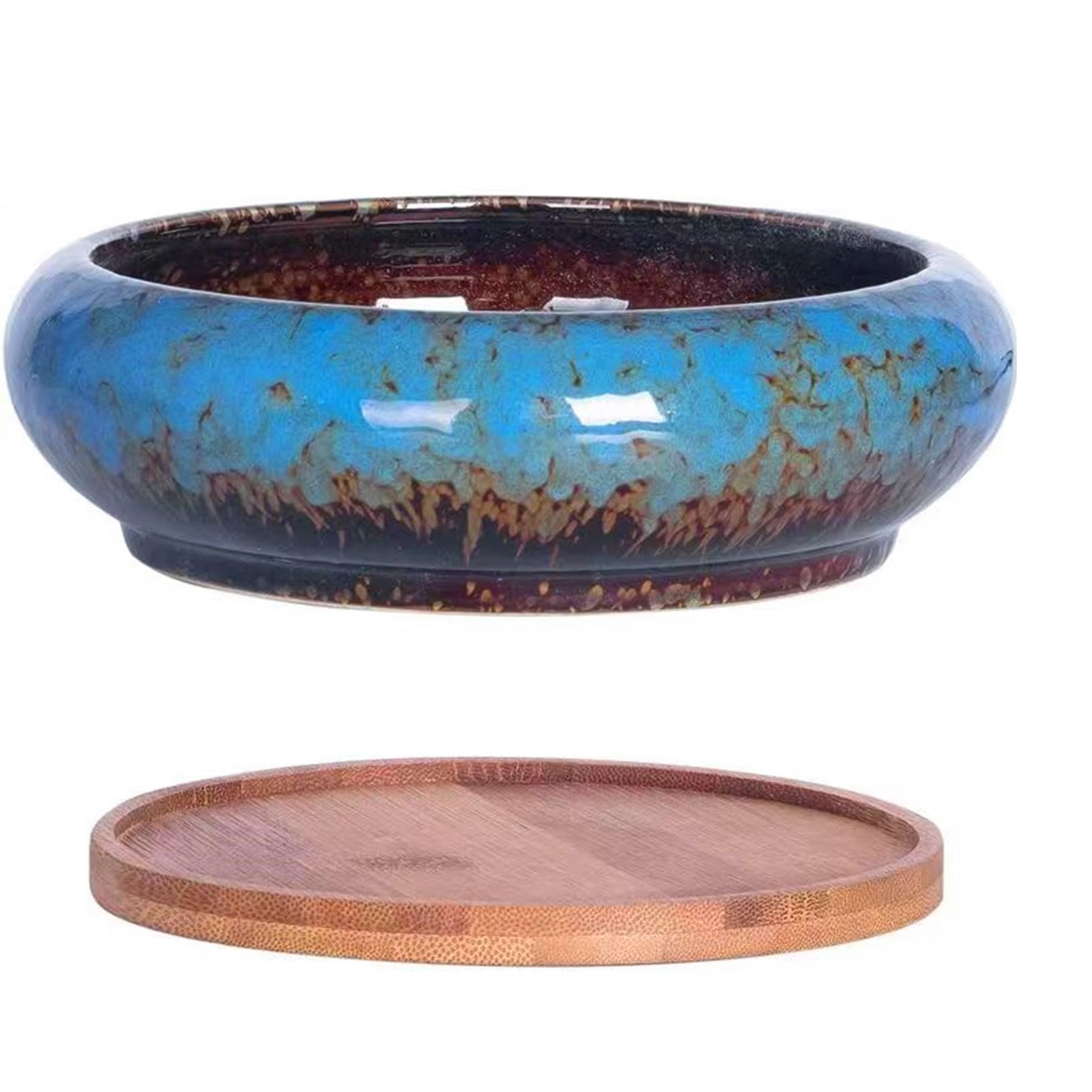 Amazon.co.jp: Facecolor 多肉植物鉢 盆栽鉢 釉掛け モダンな盆栽