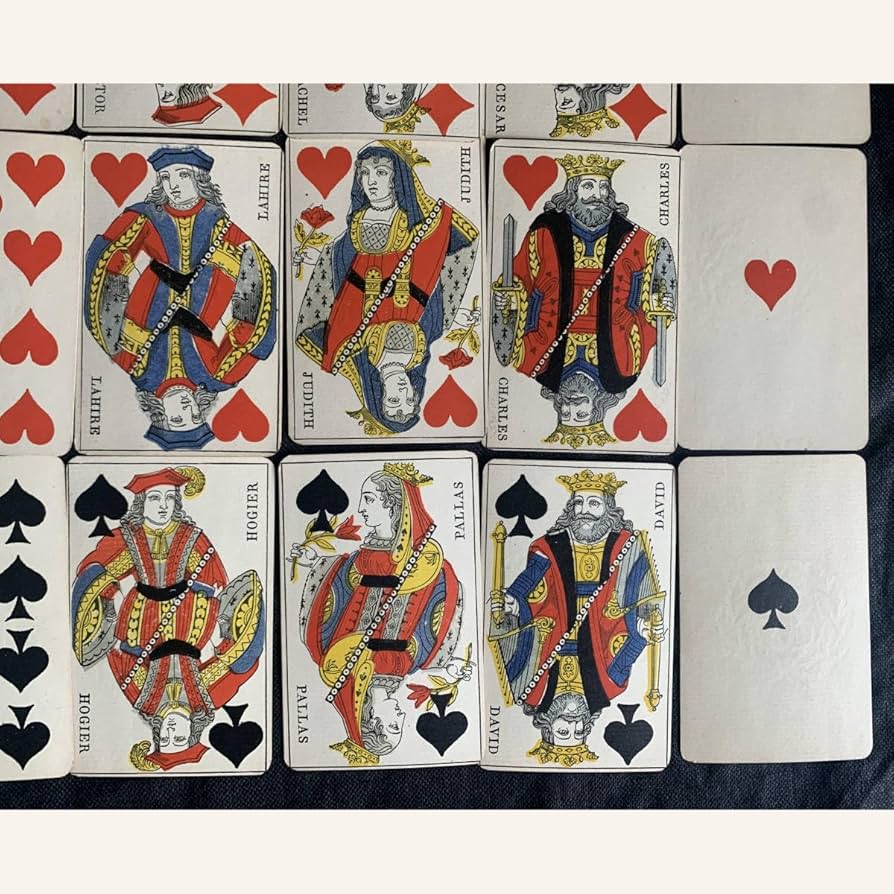 Amazon | フランス 19世紀後期 B.P Grimaud ピケ デッキ カード 32枚