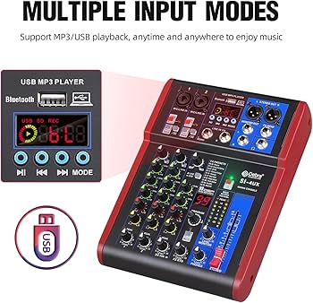 Amazon | 高音質 D Debra AudioProミキサー オーディオ