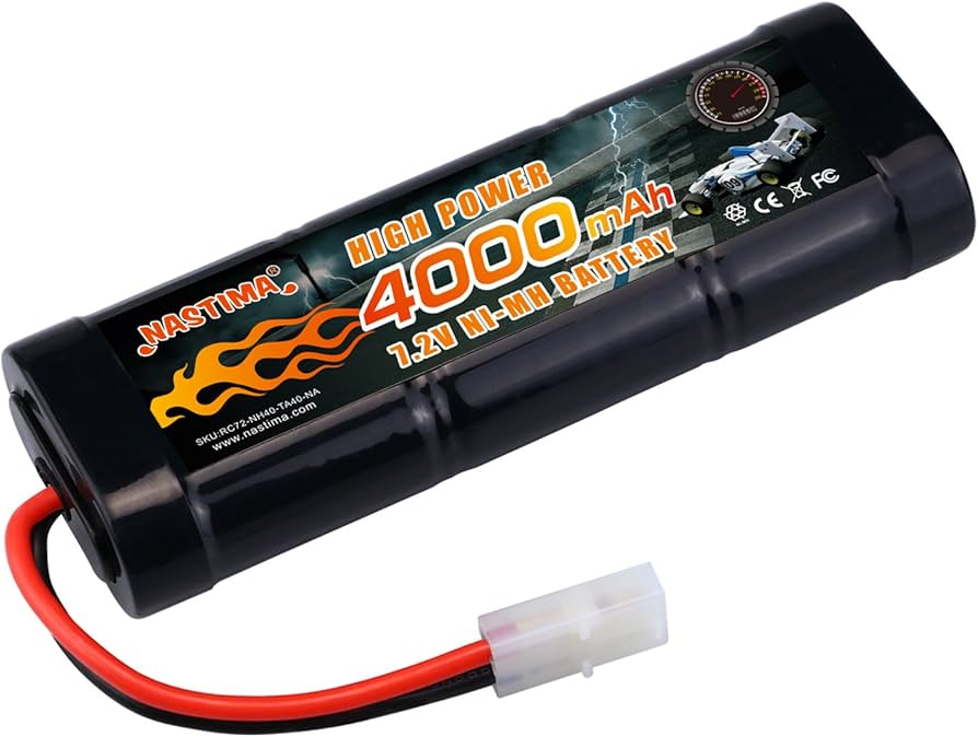 Amazon.co.jp: NASTIMA 7.2v ニッケル水素バッテリー 4000mAh タミヤ