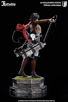 Amazon | ミカサ・アッカーマン フィギュア 1/4スケール 塗装済み完成