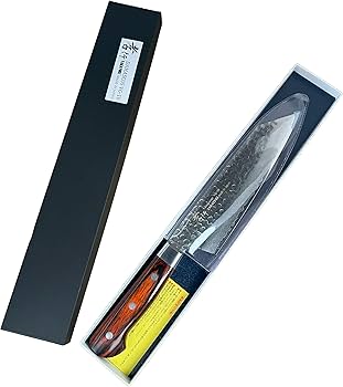 Amazon | 堺孝行 槌目ダマスカス VG10割込み 33層 剣型牛刀 190mm