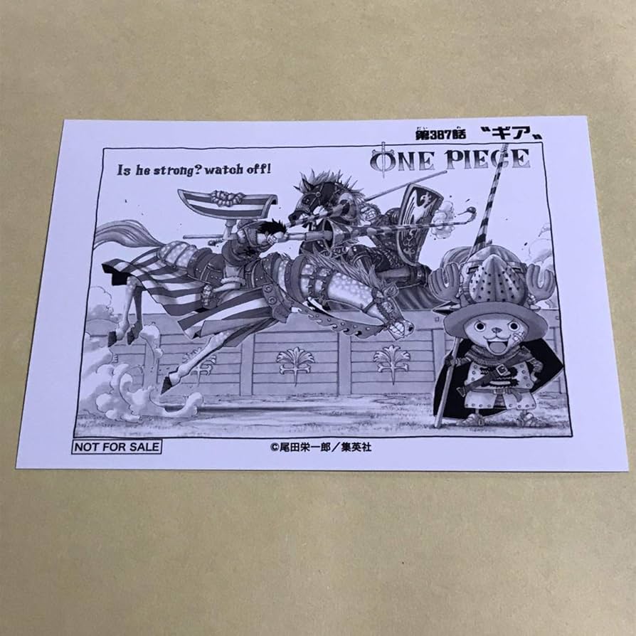 Amazon.co.jp: ワンピース 1000LOGS 扉絵ブロマイド 麦わらストア