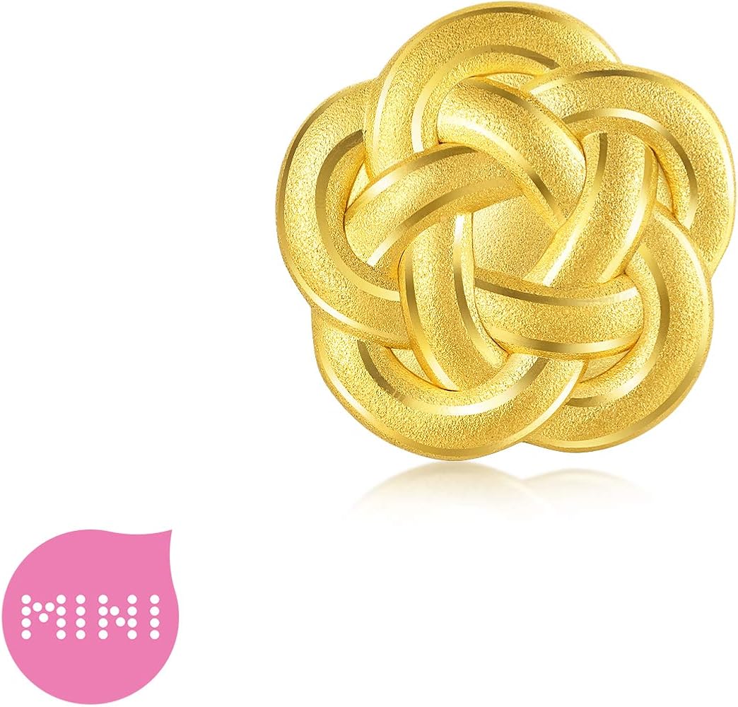 Amazon.com: CHOW SANG SANG 999 24K Gold Charme Japanese Mizuhiki