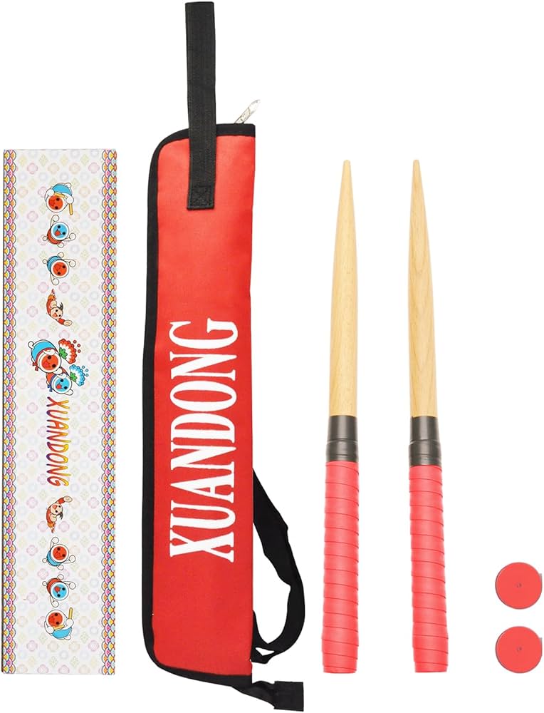 Amazon.co.jp: XUANDONG マイバチ 太鼓バチ&収納ケースセット 木製