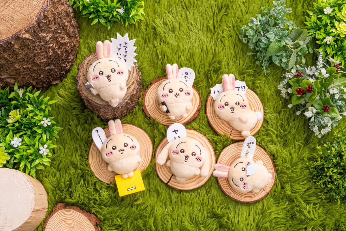 Amazon.co.jp: ちいかわ うさぎだらけくじ E賞 ぬいぐるみバッジ (ぐ