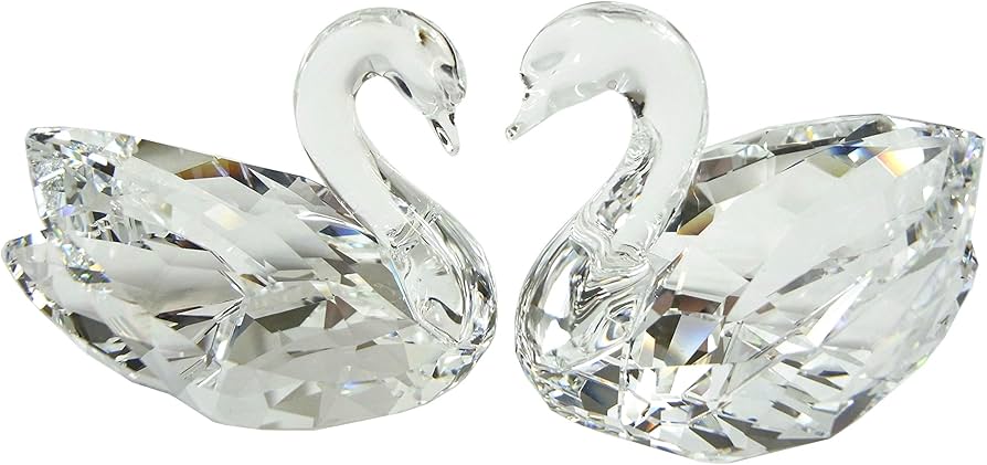 Amazon.co.jp: [スワロフスキー] 置物 フィギュア クリスタル スワン