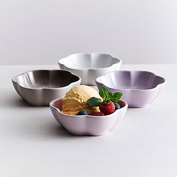 Amazon｜ル・クルーゼ(Le Creuset) 皿 小皿 ミニ・スフィア・フラワー