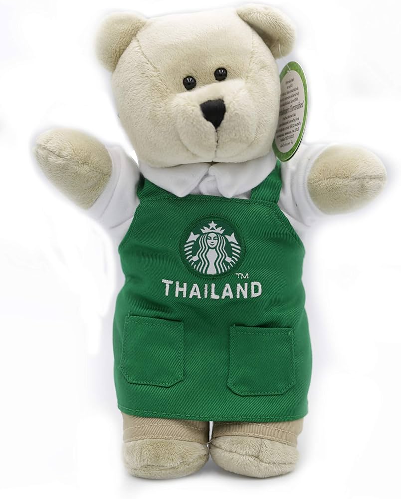 Amazon.co.jp: 海外スターバックス タイ 限定 ベアリスタ 緑エプロン