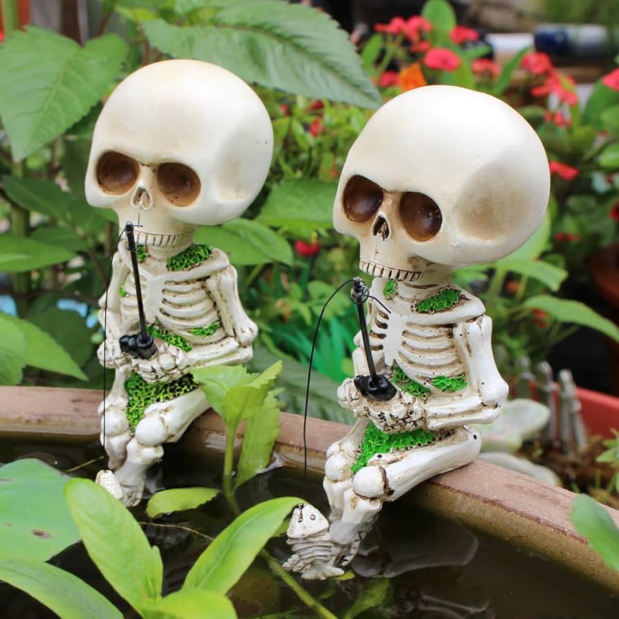 Amazon.co.jp: スカル置物 頭蓋骨 髑髏 骸骨 ハロウィン飾り 髑髏頭