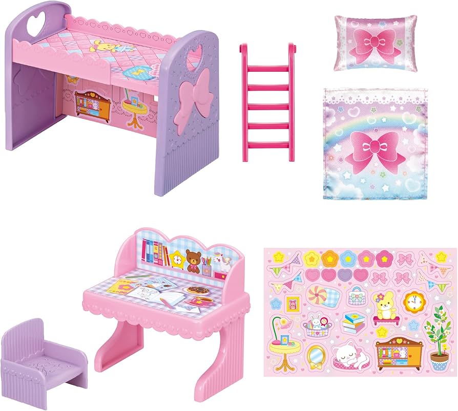 Amazon.co.jp: パイロット ポケットメルちゃん パーツ ベッド&デスク