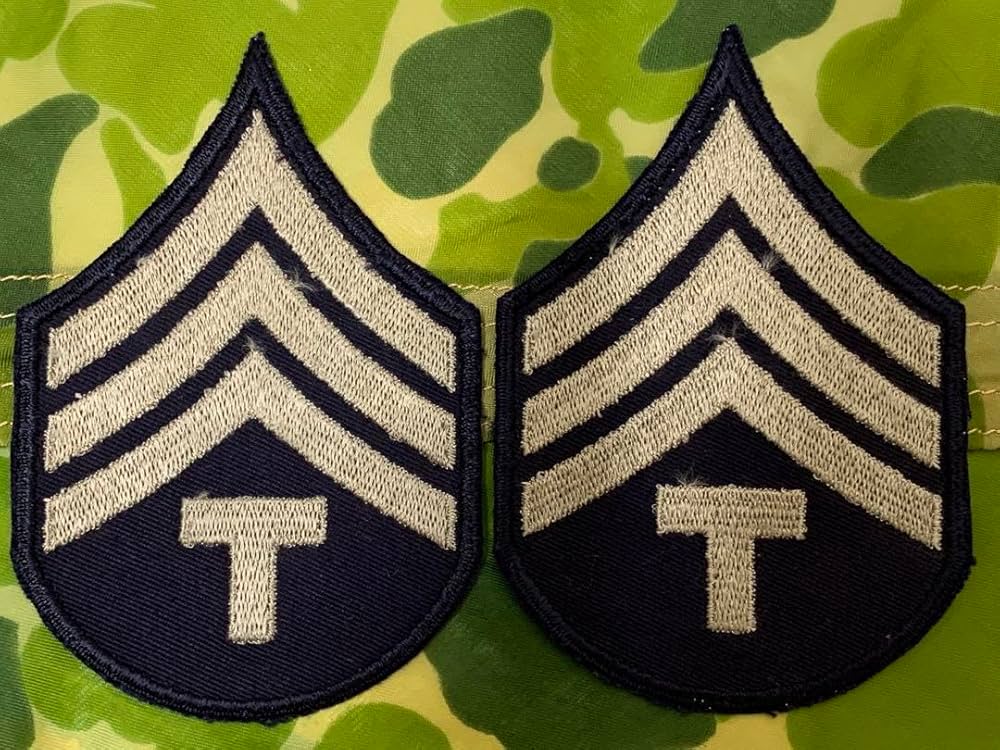 Amazon.co.jp: WW2 実物 アメリカ軍 階級章 大戦 米軍 ワッペン