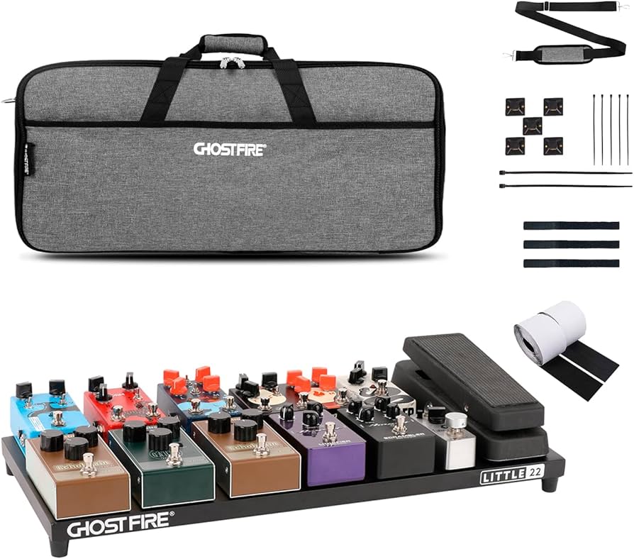 Amazon | GHOSTFIRE 超軽量 ギターエフェクター ボード ペダルボード