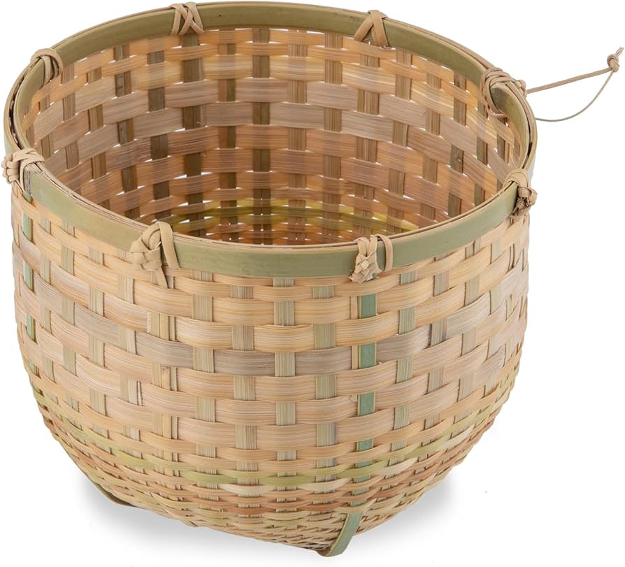 Amazon.co.jp: 竹籠工房 ゴマコチ 竹製 米とぎざる (新型) / 日本製