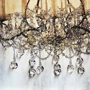 Amazon.co.jp: クリスタルアート シャンデリア79 アートパネル 41x41cm