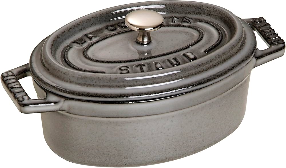 ストウブ(Staub) ココット オーバル Cast Iron Oval Mini Cocotte