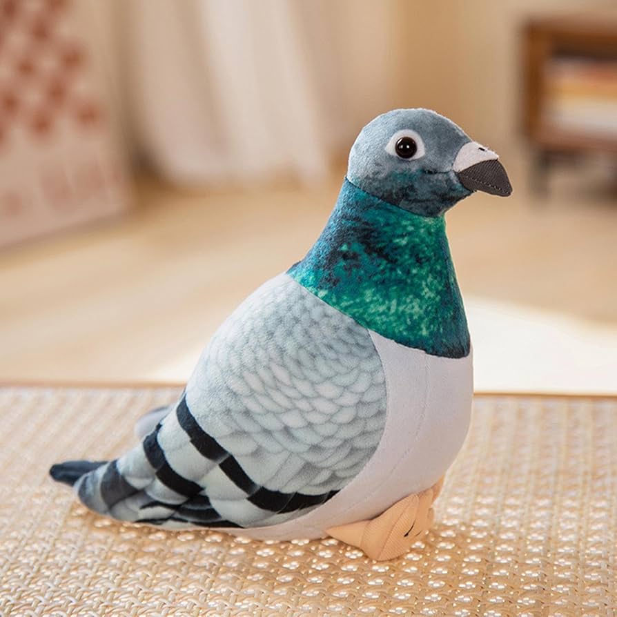 Amazon.co.jp: 鳩のぬいぐるみ、ハトぬいぐるみ 、シミュレーション鳩