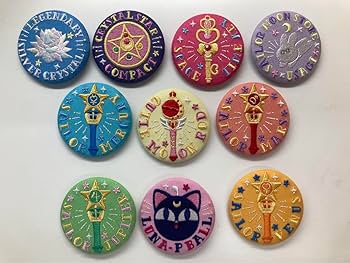 Amazon.co.jp: セーラームーンストアオリジナル刺繍缶バッジvol2 フル