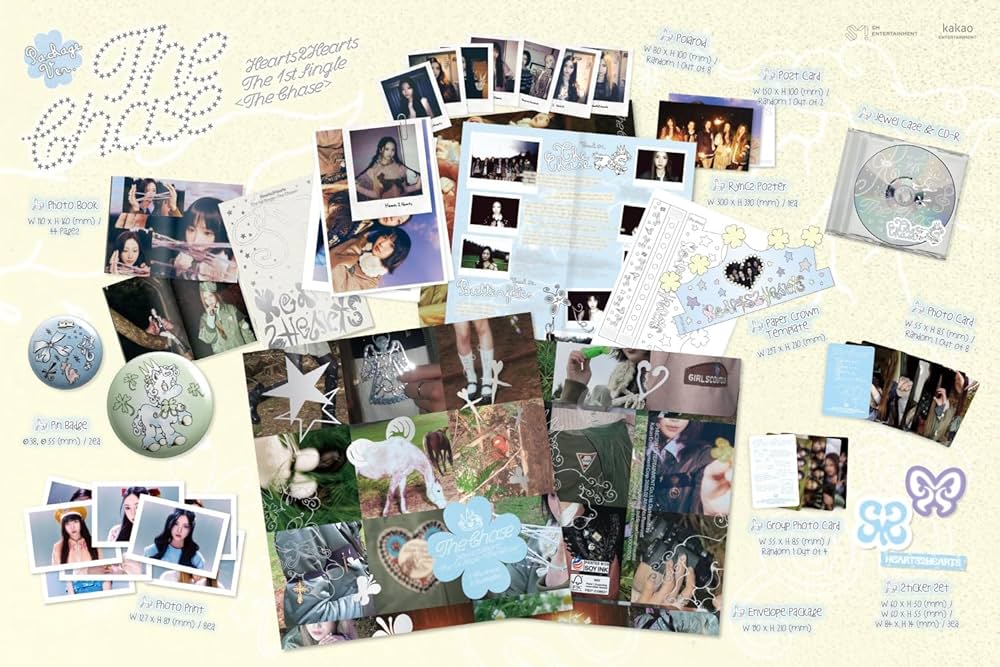 HEARTS2HEARTS, H2H - Hearts2Hearts The Chase 1st Single Album