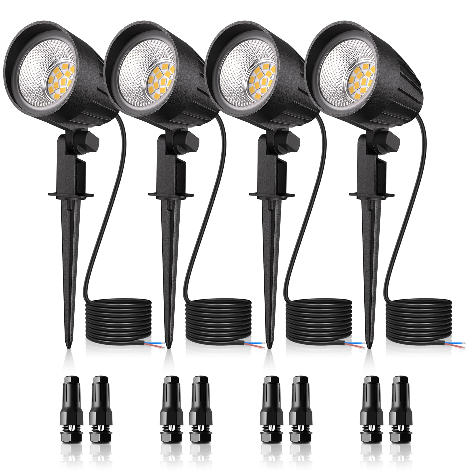 MEIKEE 7W Low Voltage LED Landscape Lights 800LM 12V Outdoor