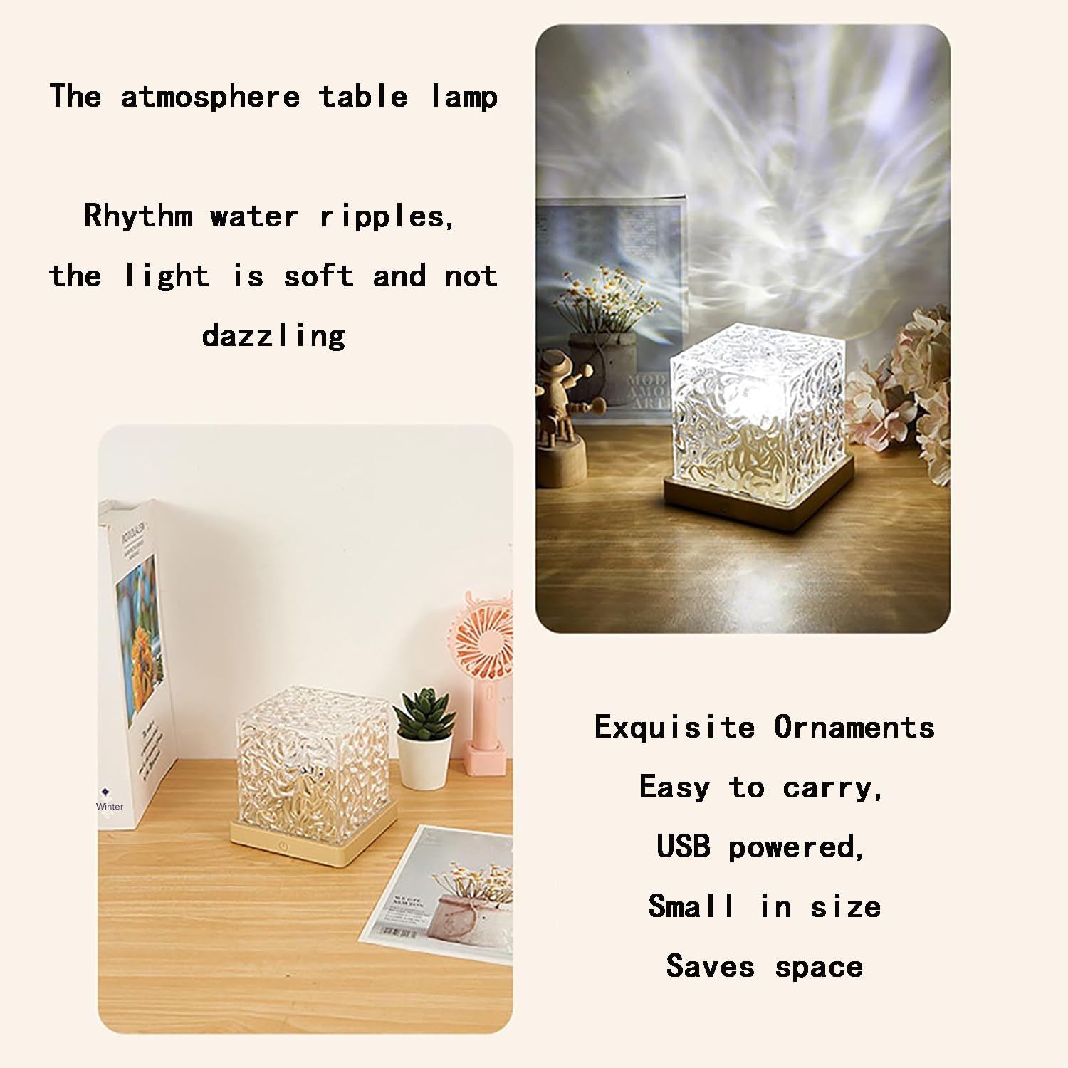 Amazon.co.jp : NOVSKI クリスタルテーブルランプ、オーロラオーロラ