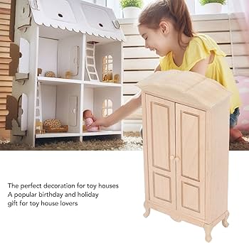 Amazon | ドールハウス ミニチュア ワードローブ ドールハウス 家具