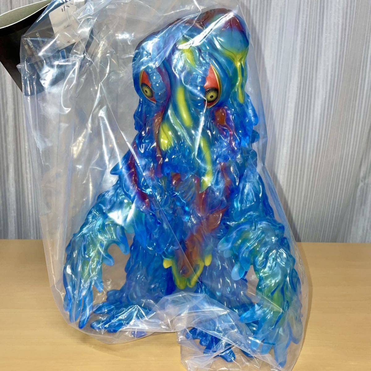 Amazon.co.jp: ギガブレイン ヘドラ クリアブルー ソフビ sofvi