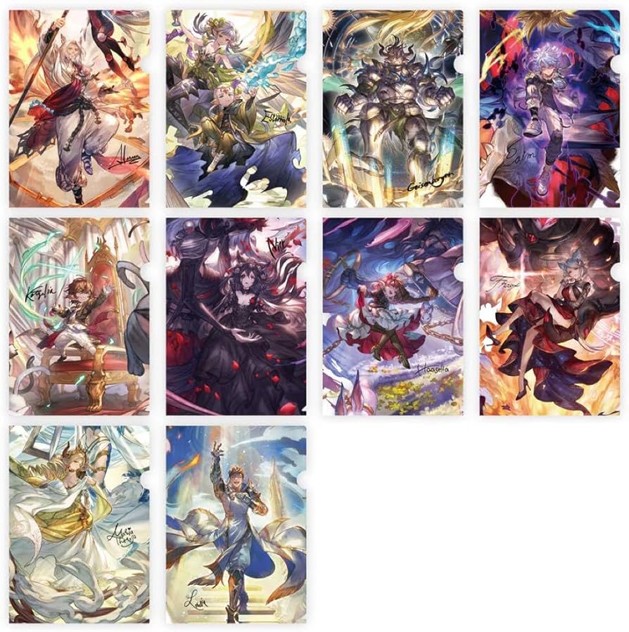 Amazon.co.jp: 十賢者最終上限解放クリアファイル 全10種コンプセット