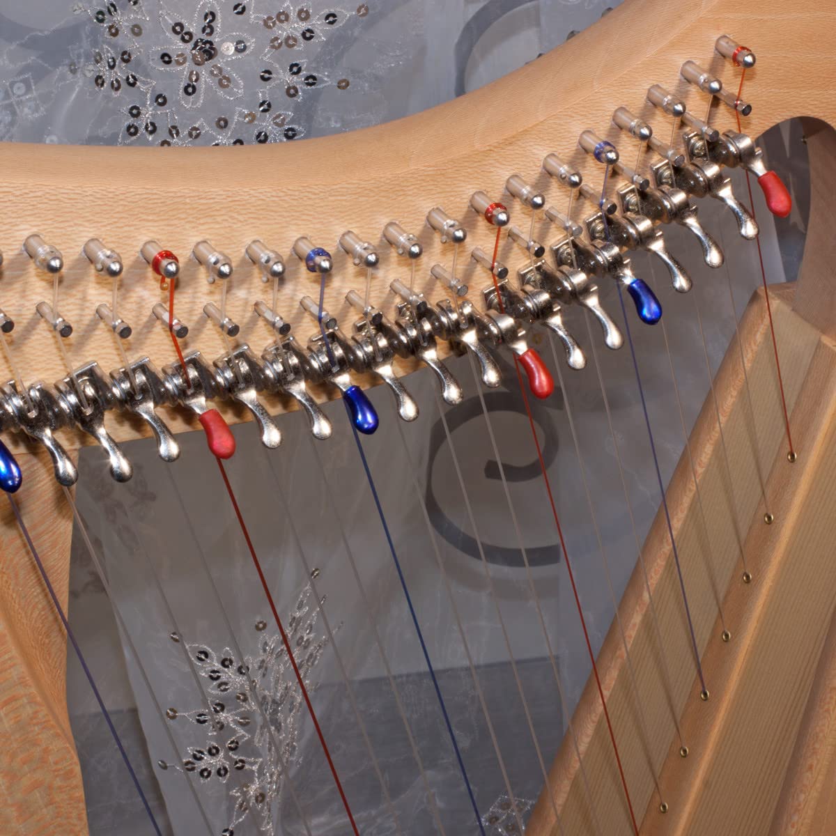 Amazon | Roosebeck 19弦 ピクシーハープ レースウッド フルチェルビー